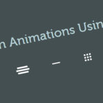 Hamburger or Navicon Menu Animations Using CSS3 and jQuery